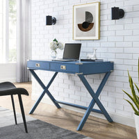 Solid Wood Desk With Drawers, Modern Study Table For Home Office,Small Writing Desk