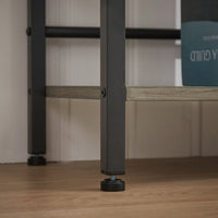 5-Shelf Bookshelves Industrial Retro Wooden Style Home And Office Large Open Bookshelves
