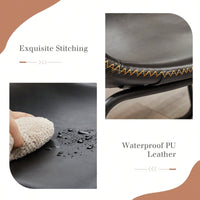 Set Of 2, 30 Inch Leather Counter Height Bar Stools