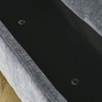 Large Storage Entry Bench With Soft Chenille Upholstery And Quality Foam, Grey