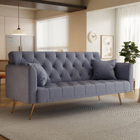 71" Convertible Double Folding Living Room Sofa Bed