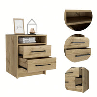 Two Drawers, Nightstand