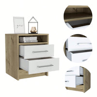 Two Drawers, Nightstand