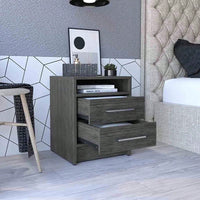 Two Drawers, Nightstand