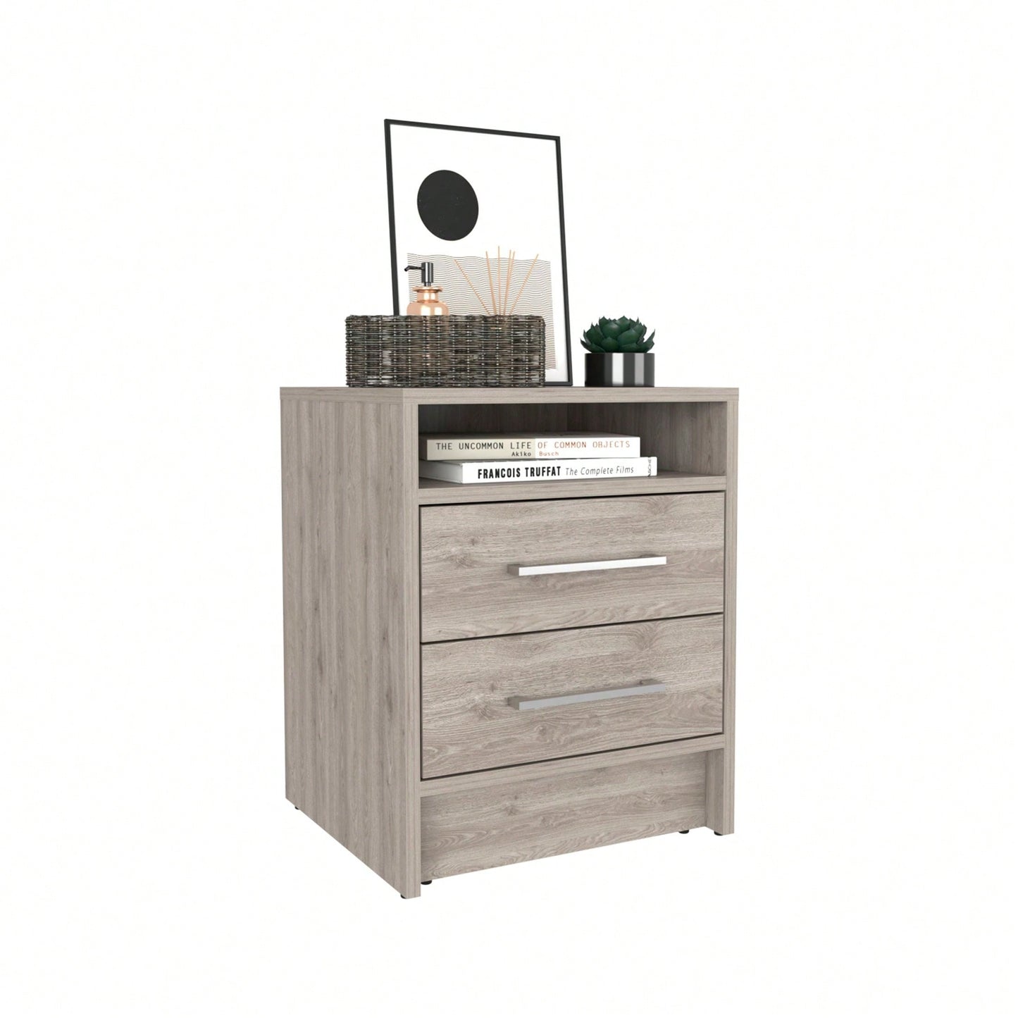 Two Drawers, Nightstand