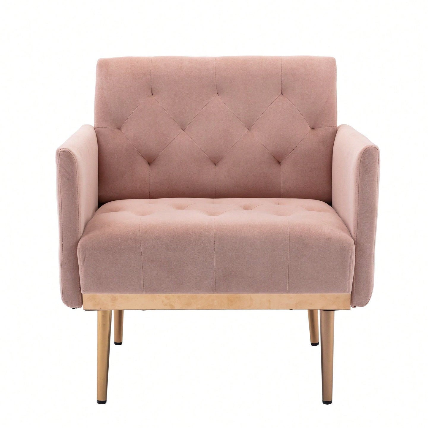 Accent Chair , Leisure Single Sofa With Rose Golden Feet