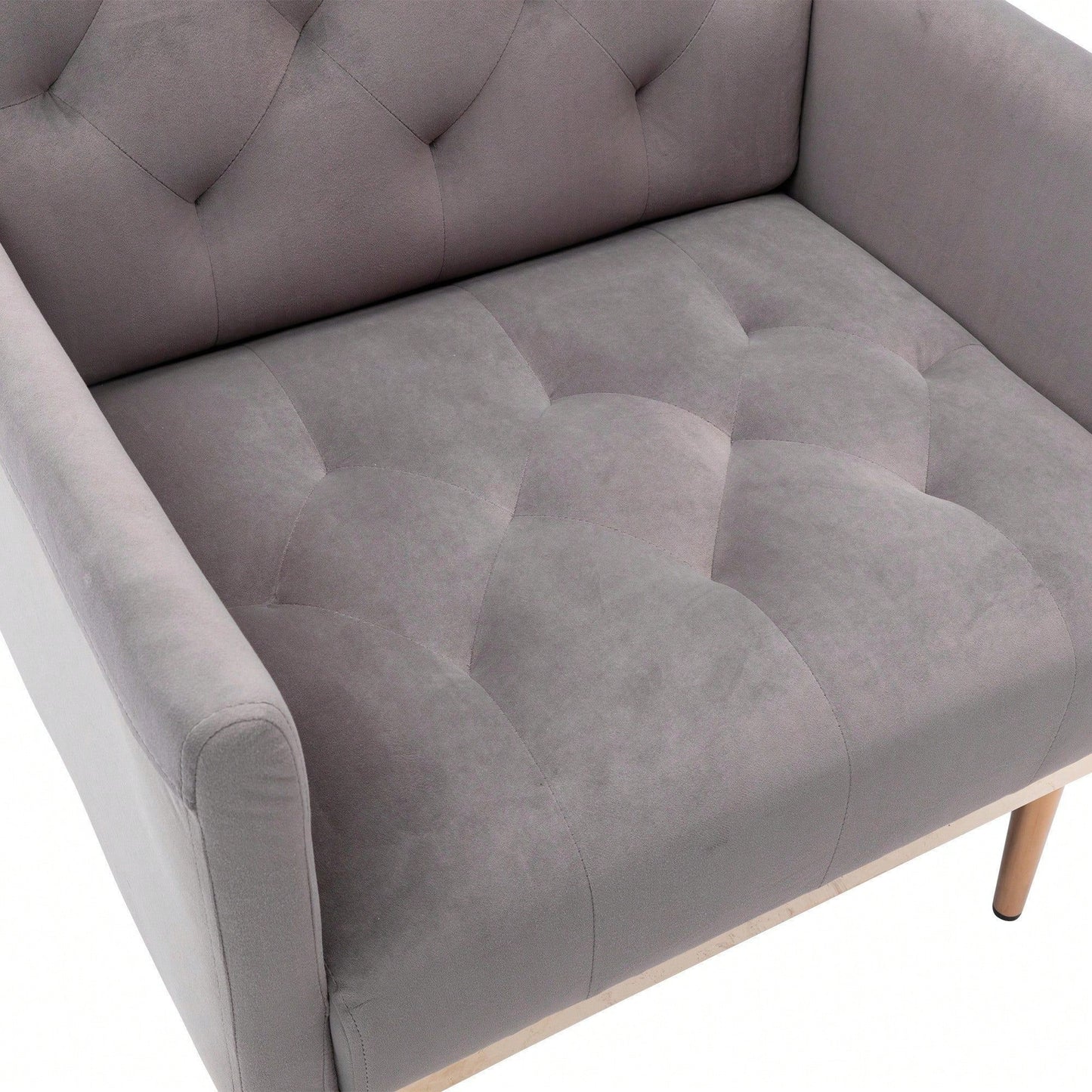 Accent Chair , Leisure Single Sofa With Rose Golden Feet