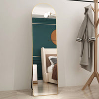 Illuminate Your Space with a Gold Full Body Mirror 60x16.5 for Bathroom Bedroom Wall Mount