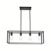 Rectangular Chandelier 4 Lights