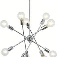 Adjustable Stem Mount Contemporary Ceiling Light for G25 G30 Edison Bulbs Dimmable Design Flat Sloped Ceilings