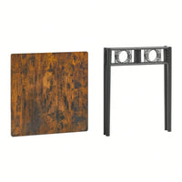 Kitchen Dining Room Table, Iron Wood Square Table
