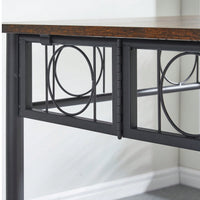 Kitchen Dining Room Table, Iron Wood Square Table