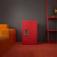 24" H Locker Storage Cabinet: Metal, Sturdy, Easy Assembly, Versatile Placement, And Enhanced Security
