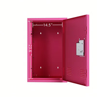 24" H Locker Storage Cabinet: Metal, Sturdy, Easy Assembly, Versatile Placement, And Enhanced Security