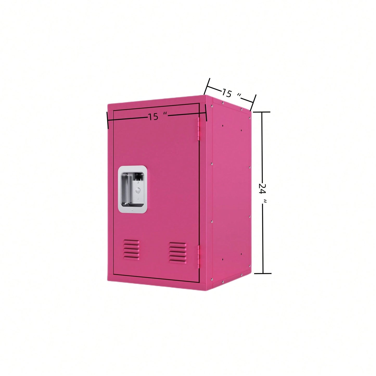 24" H Locker Storage Cabinet: Metal, Sturdy, Easy Assembly, Versatile Placement, And Enhanced Security