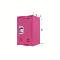 24" H Locker Storage Cabinet: Metal, Sturdy, Easy Assembly, Versatile Placement, And Enhanced Security