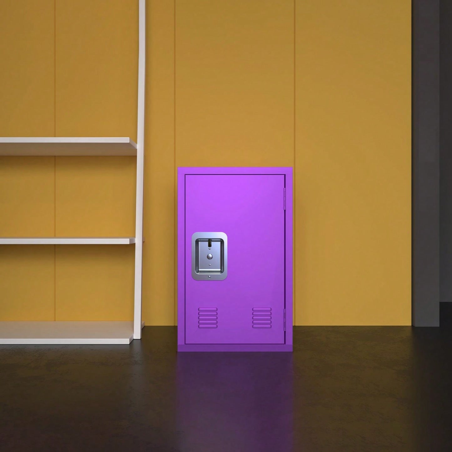 24" H Locker Storage Cabinet: Metal, Sturdy, Easy Assembly, Versatile Placement, And Enhanced Security