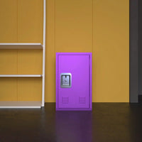 24" H Locker Storage Cabinet: Metal, Sturdy, Easy Assembly, Versatile Placement, And Enhanced Security