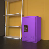 24" H Locker Storage Cabinet: Metal, Sturdy, Easy Assembly, Versatile Placement, And Enhanced Security