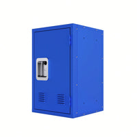 24" H Locker Storage Cabinet: Metal, Sturdy, Easy Assembly, Versatile Placement, And Enhanced Security