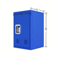 24" H Locker Storage Cabinet: Metal, Sturdy, Easy Assembly, Versatile Placement, And Enhanced Security
