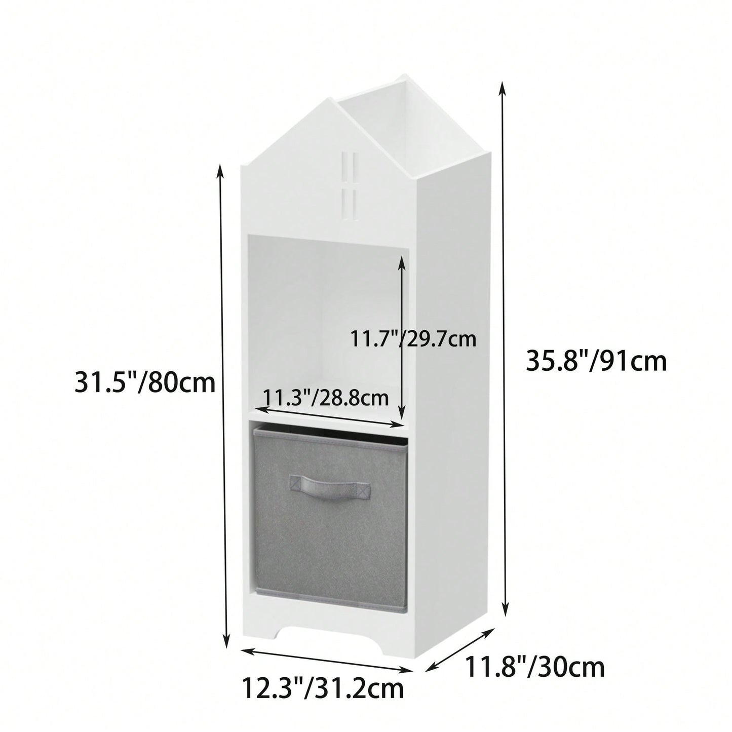 Versatile And Child-Friendly Bookcase, Perfect For Children's Rooms, Living Rooms, And Playrooms