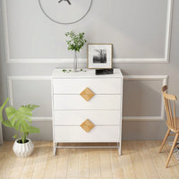 Stable & Durable Bedroom Dresser With 4 Drawers: Space-Saving Design, Quality Materials, And Easy Assembly