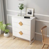 Stable & Durable Bedroom Dresser With 4 Drawers: Space-Saving Design, Quality Materials, And Easy Assembly