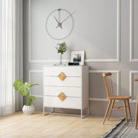 Stable & Durable Bedroom Dresser With 4 Drawers: Space-Saving Design, Quality Materials, And Easy Assembly