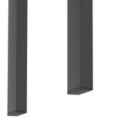 Tempered Glass Side Table With Metal Leg: Elegant Design, Transparent/Frosted Glass Layers, 150lbs Load-Bearing Capacity