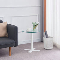 Tempered Round Glass Dining Table With Legs