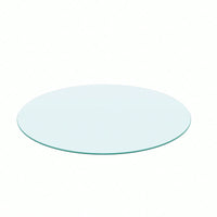 Quality Tempered Glass Table Top: 30300.24" | Polished Edge | Wear-Resistant | Heat-Resistant | Corrosion Resistant | Impact Resistant