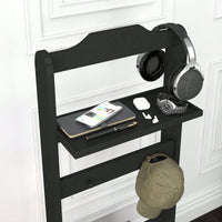 Portable Garment Rack with Storage Organizer for Halloween Costumes and Autumn Decor