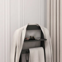 Portable Garment Rack with Storage Organizer for Halloween Costumes and Autumn Decor