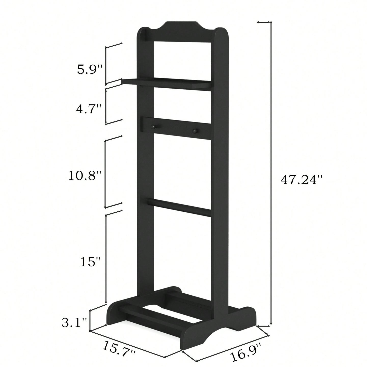 Portable Garment Rack with Storage Organizer for Halloween Costumes and Autumn Decor