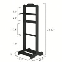 Portable Garment Rack with Storage Organizer for Halloween Costumes and Autumn Decor