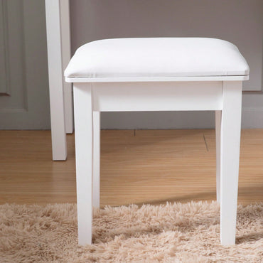 Elegant And Stable Stool With Comfortable Seat And Anti-Slippery Pads