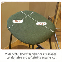 Set Of 2, The Cozy Haven: Metal Frame Reading Chair With Generously-Sized Seat And Character