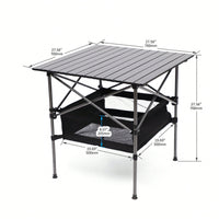 Set Of 3, Versatile And Portable Table And Chair Set With Unique Storage Features
