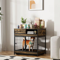 Stylish Indoor Pet Kennel That Enhances Your Home Decor While Keeping Your Pet Safe