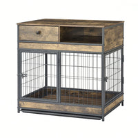 Stylish Indoor Pet Kennel That Enhances Your Home Decor While Keeping Your Pet Safe