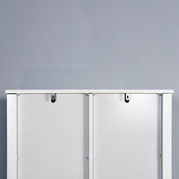 Over-The-Toilet Storage Cabinet, Space-Saving Bathroom Cabinet, With Adjustable Shelves And A Barn Door