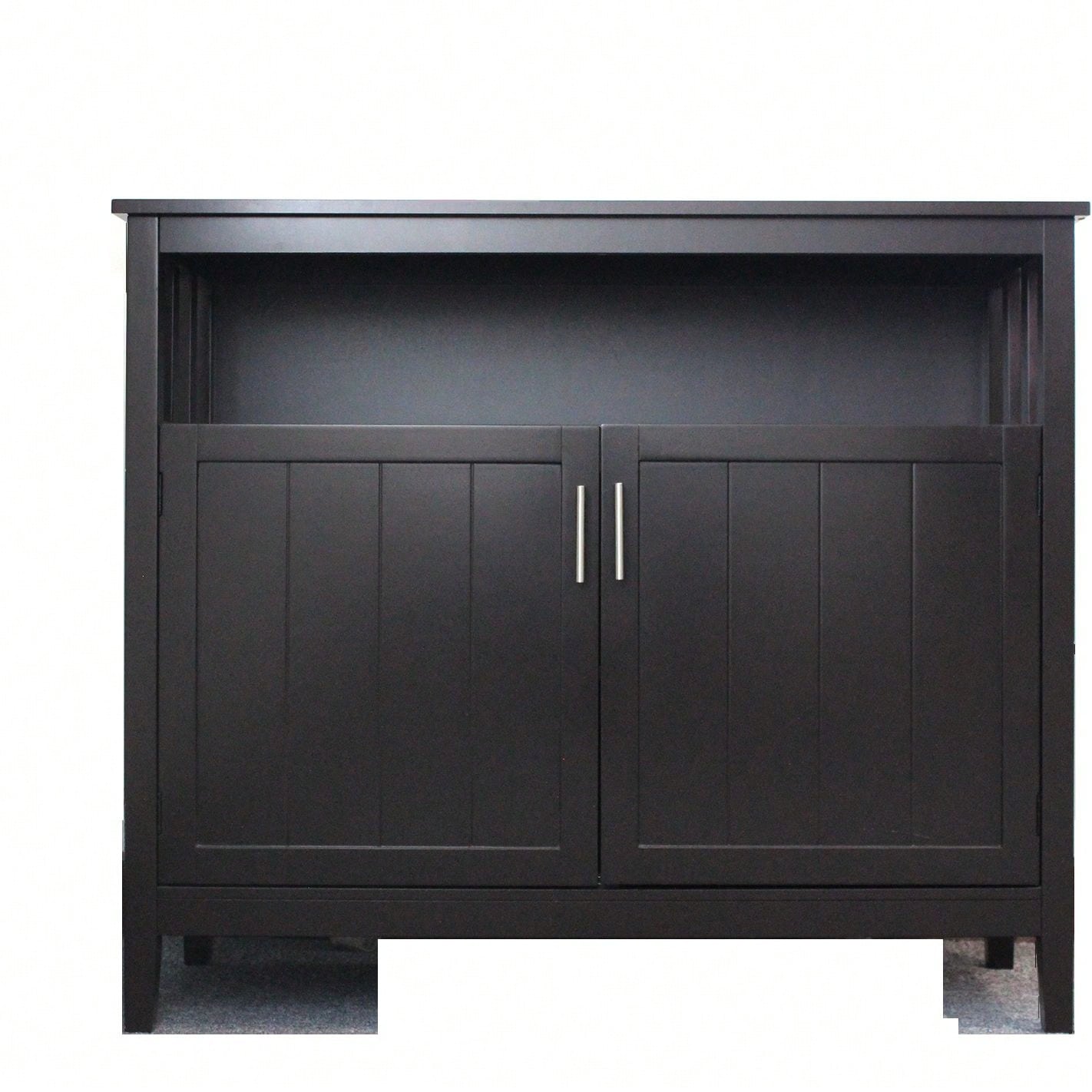 Modern Kitchen Sideboard With Adjustable Shelves And Durable E1 MDF Construction