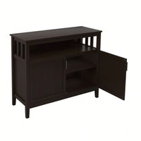Modern Kitchen Sideboard With Adjustable Shelves And Durable E1 MDF Construction