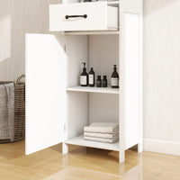 Versatile And Stylish Slim White Cabinet Excellent Workmanship, Maximum Storage, And Easy Assembly