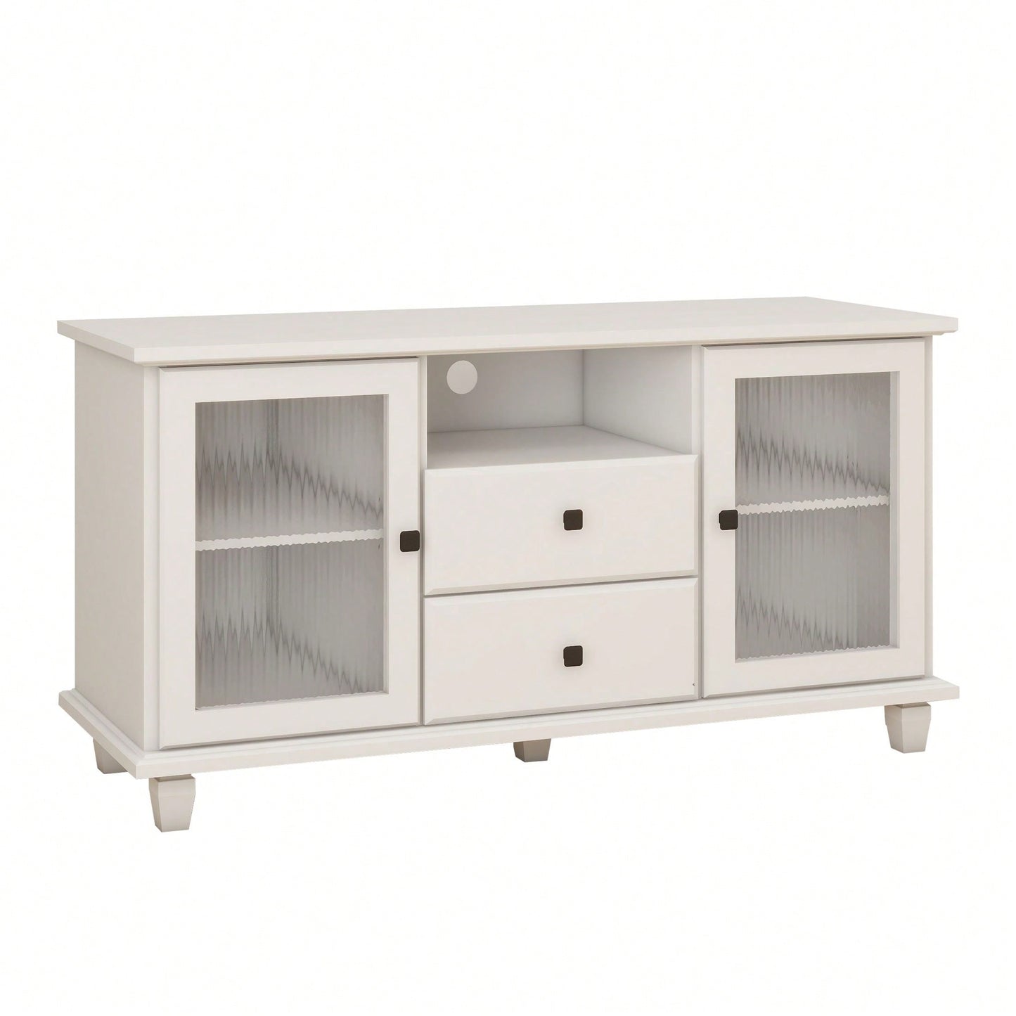 Modern Design TV Stand With Large Storage Space, Individual Style, And Durable Construction