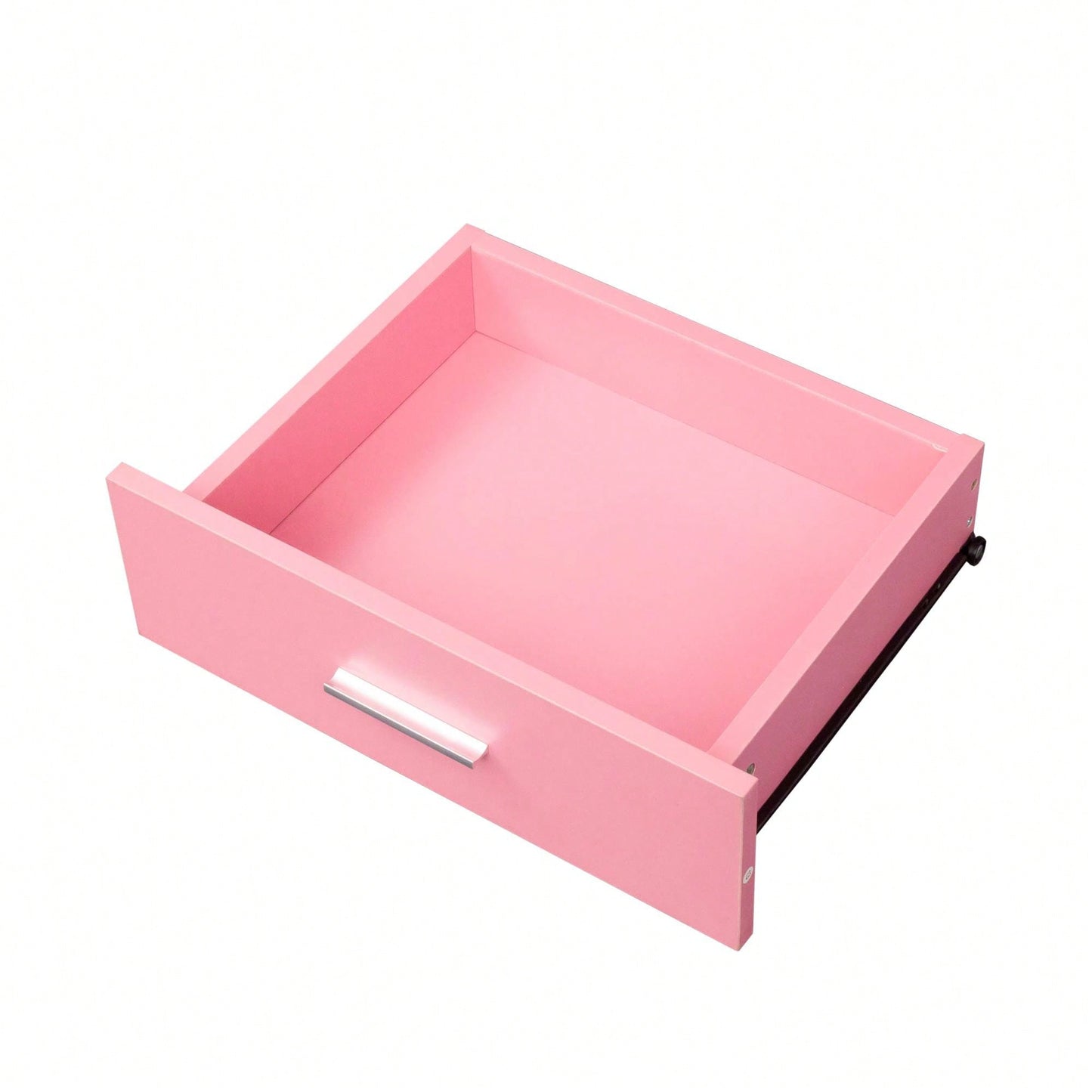 Multi-Functional Wooden Cabinet With Storage Drawers And Hair Dryer Holes