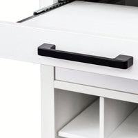 Modular Cabinet 28-Bottle Brown Walnut Color Modular 28  Wine Bar Cabinet Buffet Cabinet