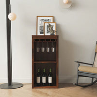Modular Wine Bar Cabinet With Storage Shelves And Hutch A Stylish Solution For Wine Enthusiasts