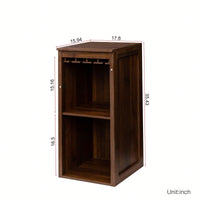 Modular Wine Bar Cabinet With Storage Shelves And Hutch A Stylish Solution For Wine Enthusiasts